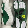 Air Jordan 13 joint white and green