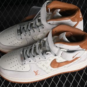 AIR FORCE 1 07 MID L*V GREY/BROWN/WHITE DQ7688-400