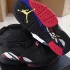 NIKE AIR JORDAN 8 RETRO BLACK "PLAYOFFS (GS) SZ 6.5Y -WOMENS SZ 8 [305368-061]