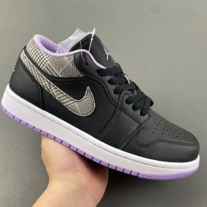 (GS) Air Jordan 1 Low SE 'Hounds tooth' DH0570-015