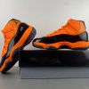 Jordan's 11th generation Air Jordan 11 Orange Black Real 50, cargo number CT8012-800, 35