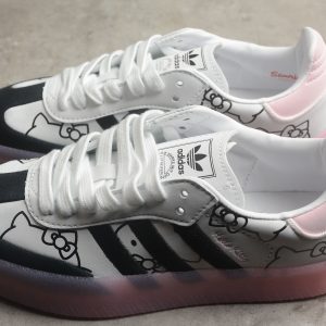 (WMNS) adidas x Hello Kitty Sambae 'White Black Clear Pink' IG4450