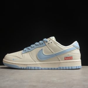 Supreme x Nike SB Dunk Low Off White Red Blue BB9866-001