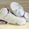 NIKE AIR JORDAN 6 RETRO MAROON TRAINERS MENS NEW SHOES UK 10