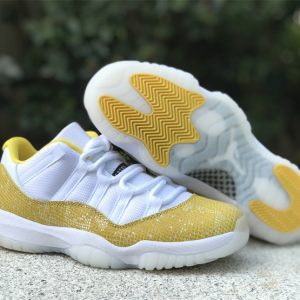 (WMNS) Air Jordan 11 Retro Low 'Yellow Snakeskin' AH7860-107