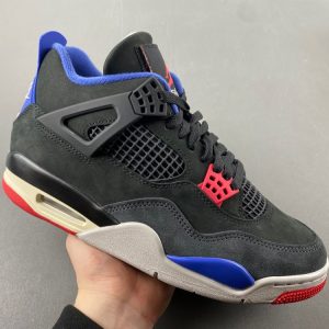 Air Jordan 4 "Rare Air" black blue red