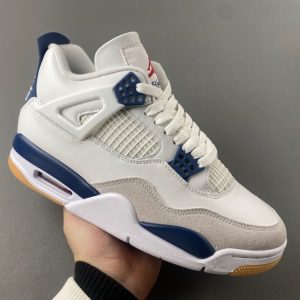 Air Jordan 4 Retro SB 'White Navy' DR5415-100