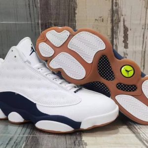 Air JORDAN 13 White dark blue