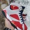 Air Jordan 7 x Trophy Room True Red and Obsidian