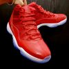 Nike Air Jordan 11 AJ11 Jordan Red White Black High Tube HIGH Jump Jump Man Joe 11 Basketball Shoes Flyman