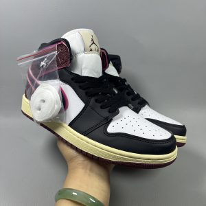 Air Jordan 1 Black and White Brown